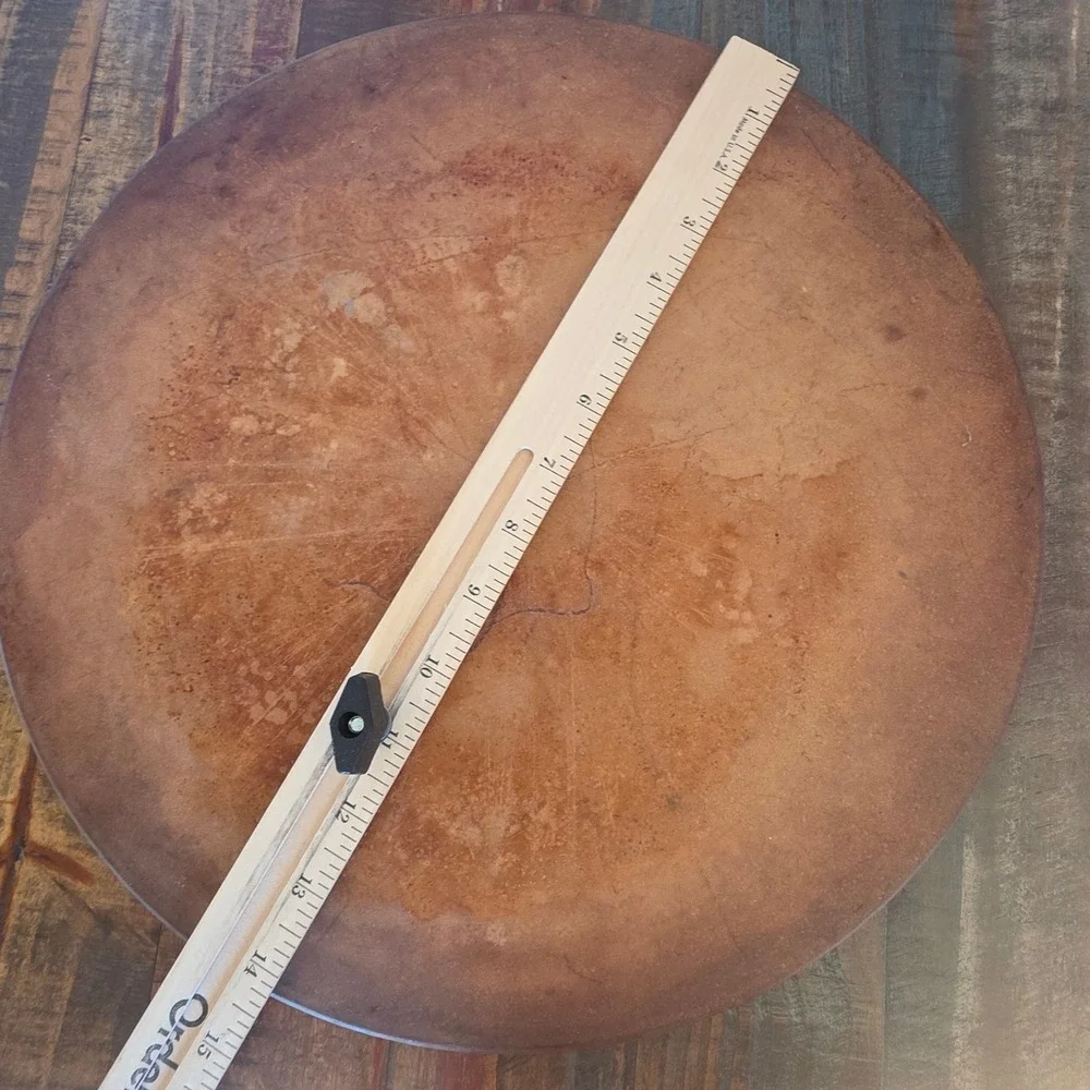 Home and Garden‎ Party Ltd Stoneware Pizza Stone Round 14 inch C1601 10284 Tan